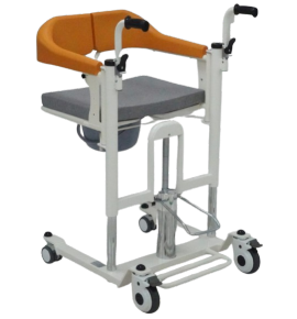 KW 77602 - TRANSFER WHEELCHAIR WITH HYDRAULIC HEIGHT ADJUSTMENT