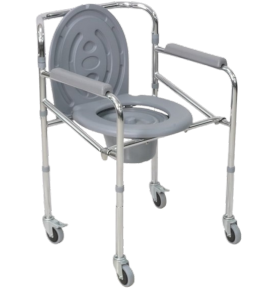 KW 6966 - COMMODE CHAIR WITH WHEELS