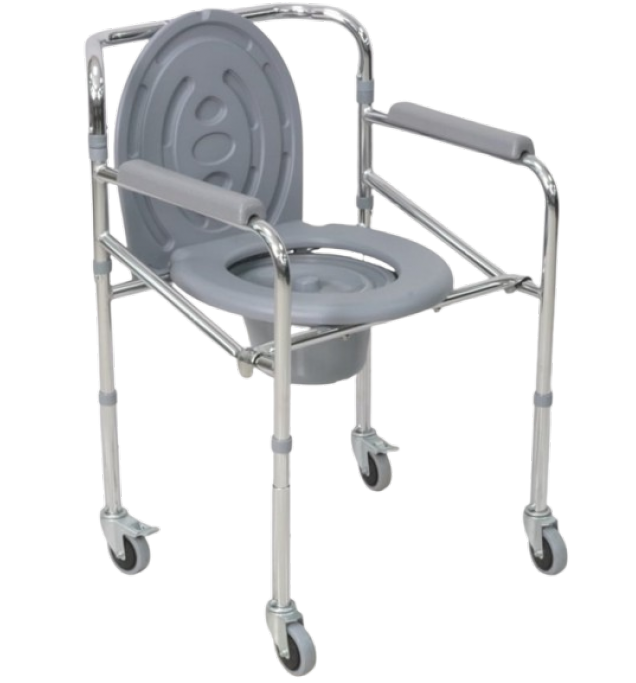 KW 6966 - COMMODE CHAIR WITH WHEELS