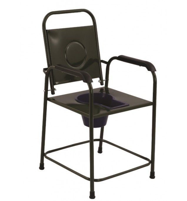 KW 455 (F) - COMMODE CHAIR METAL FEMALE TYPE