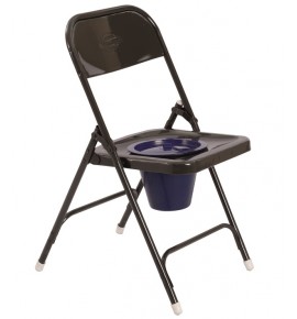KW 482 - COMMODE CHAIR METAL FOLDING