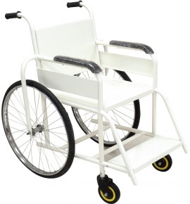 KW 431 (MS) - WHEELCHAIR NON-FOLDING POWDER COATED